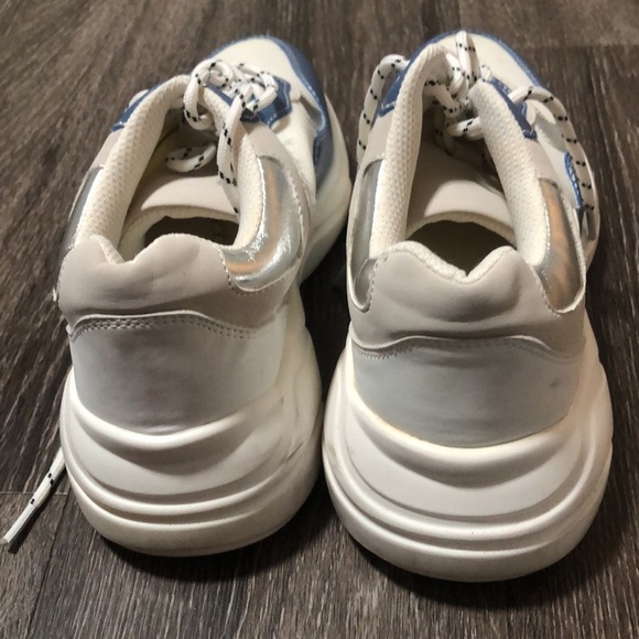 Calcado Guimarães Chunky Platform Sneakers - Blue & White - Size EU 38 / US 7.5 - Picture 3 of 8